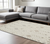 8' X 10' Gray and Ivory Wool Geometric Hand Tufted Area Rug