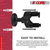 Guitar Wall Mount Hanger 4Pcs Adjustable Display Wall Hook Holder Hard Wood Base - 810199690094
