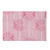 3' X 5' Blush And Ivory Geometric Distressed Washable Area Rug With UV Protection - 880024649788