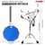 Drum Practice Pad Set 12" Adjustable Snare Drumming Stand Double Sided Silent Drummer Kit  - 810144132549
