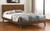 Brown Wood California King Bed Frame
