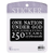 Sticker One Nation Under God 250 Years - 603799756938