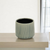 Ceramic 25 Ounce Striped Round Distressed Pot Planter - 880024835358