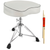 Drum Throne 4" Padded Guitar Stool Drummer Chair Adjustable Musician Seat - 810099495195