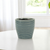 Ceramic 22 Ounce Striped Round Distressed Pot Planter - 880016797541