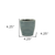 Ceramic 22 Ounce Striped Round Distressed Pot Planter - 880016797541