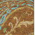 10' X 14' Rust Blue And Green Paisley Washable Area Rug With UV Protection - 880024946757