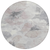 Taupe Round Floral Washable Indoor Outdoor Area Rug - 880024652443