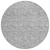 8' Silver And Ivory Round Floral Washable Indoor Outdoor Area Rug - 608219273699