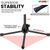 Mic Stand Height Adjustable Universal Microphone Stands Floor w Telescoping Boom Arm - 810144135038