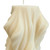 4" White Orchid And Sea Salt Scented Dimensional Twist Candle - 880016773897