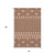 10' X 14' Burnt Sienna And Ivory Tribal Washable Area Rug With UV Protection - 880016595772