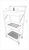 House2Home 3 Tier Foldable Rolling Trolley - 794560170012