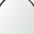 Gunmetal Metal Round Rectangle Framed Accent Mirror - 880016508277