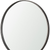 Gunmetal Metal Round Rectangle Framed Accent Mirror - 880016508277
