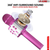 Wireless Karaoke Microphone Bluetooth Mic Portable Handheld Microfonos Inalambricos  - 810099498356
