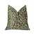 Plutus Cheetah Spots Cream and Black Handmade Luxury Pillow - 663701009132
