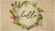 24" X 36" Brown Green And Black Floral Hello Outdoor Coir Door Mat - 880024730479