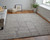 12' X 15' Taupe and Gray Abstract Hand Woven Worn Faded Area Rug - 608219195212