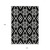 10' X 14' Black And Ivory Trellis Washable Indoor Outdoor Area Rug - 608219170967