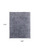 9' X 12' Gray and Blue Abstract Hand Woven Area Rug - 608219082604