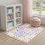 5' X 7' Ivory Pink And Purple Heart Youthful Washable Area Rug - 880024540528