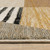 Homeroots Home Decor 9' X 12' Geometric Power Loom Stain Resistant Area Rug, Gold Brown Blue Charcoal Rust And Beige