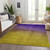 9' X 12' Purple Gold And Blue Ombre Washable Indoor Outdoor Area Rug - 608219094959