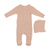 Cable Knit Footie & Hat Set - 738019498531