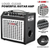 Guitar Amp 20W Electric Portable Mini Amplifier w Built in 6.5" Speaker Aux Headphone Jack - 810144134451