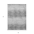 9' X 12' Gray And Charcoal Abstract Washable Indoor Outdoor Area Rug - 608219072032