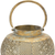 Bronze Distressed Lattice Metal Tabletop Lantern Candle Holder - 880016484786