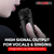 XLR Microphone Dynamic Mic Karaoke Singing Studio Microfono Handheld Mics - 810047160670