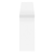 32" White Wood Abstract End Table - 608219146658