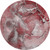8' Merlot And Ivory Abstract Washable Round Rug With UV Protection - 880024732701