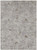 9' X 12' Ivory Gray And Tan Abstract Power Loom Distressed Stain Resistant Area Rug - 606114140870