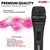 XLR Microphone Dynamic Mic Karaoke Singing Studio Mics Handheld Microfono - 810047165262