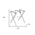 Folding Luggage Rack With Straps - 880016816303