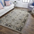 Homeroots Home Decor 8' x 11' Gray, Ivory and Taupe Wool Floral Tufted Handmade Stain Resistant Area Rug