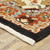 Homeroots Home Decor 8' x 11' Oriental Area Rug, Black, Orange and Beige, With Fringe