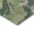 10' X 14' Green Ivory And Beige Abstract Washable Area Rug With UV Protection - 880024565569