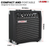 Guitar Amp 20W Electric Portable Mini Amplifier w Built in 6.5" Speaker Aux Headphone Jack - 810144136264