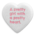 Heart Stone A Pretty Girl A Pretty Heart - 667665540168