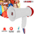 Megaphone Bullhorn Speaker 15W Mini Battery Power Bull horn w Siren 400 Yard Range - 810047162964