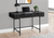 47" Black and White Wood and Metal H-Shape Computer Desk With Two Drawers - 608219235598
