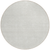 8' Ivory And Silver Round Geometric Washable Indoor Outdoor Area Rug - 608219140809