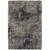 10' X 13' Charcoal Silver And Grey Abstract Shag Power Loom Stain Resistant Area Rug