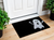 17" X 29" White And Black Ghost Coir Outdoor Halloween Door Mat - 880016792959