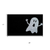 17" X 29" White And Black Ghost Coir Outdoor Halloween Door Mat - 880016792959