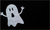 17" X 29" White And Black Ghost Coir Outdoor Halloween Door Mat - 880016792959